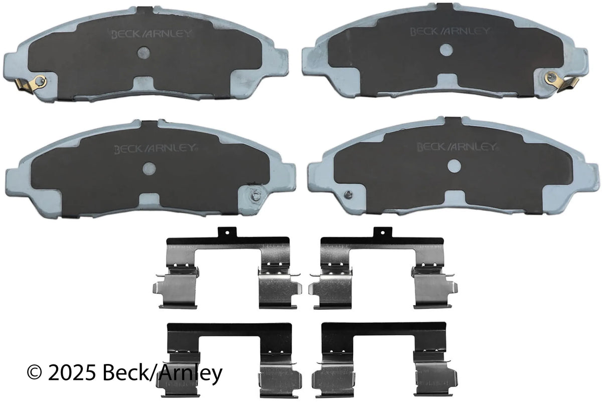 Beck/Arnley 085-6816 2007-2013 Acura MDX Disc Brake Pad Set