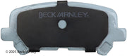 Beck/Arnley 085-6817 2011-2017 Honda Odyssey Disc Brake Pad Set