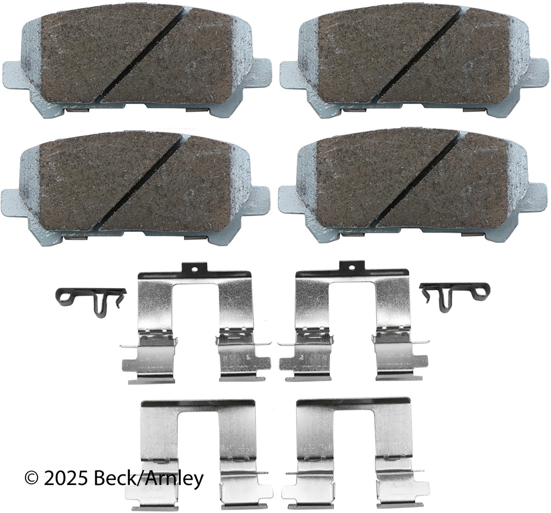 Beck/Arnley 085-6817 2011-2017 Honda Odyssey Disc Brake Pad Set