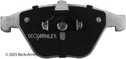 Beck/Arnley 085-6822 2013-2015 BMW X1 Disc Brake Pad Set