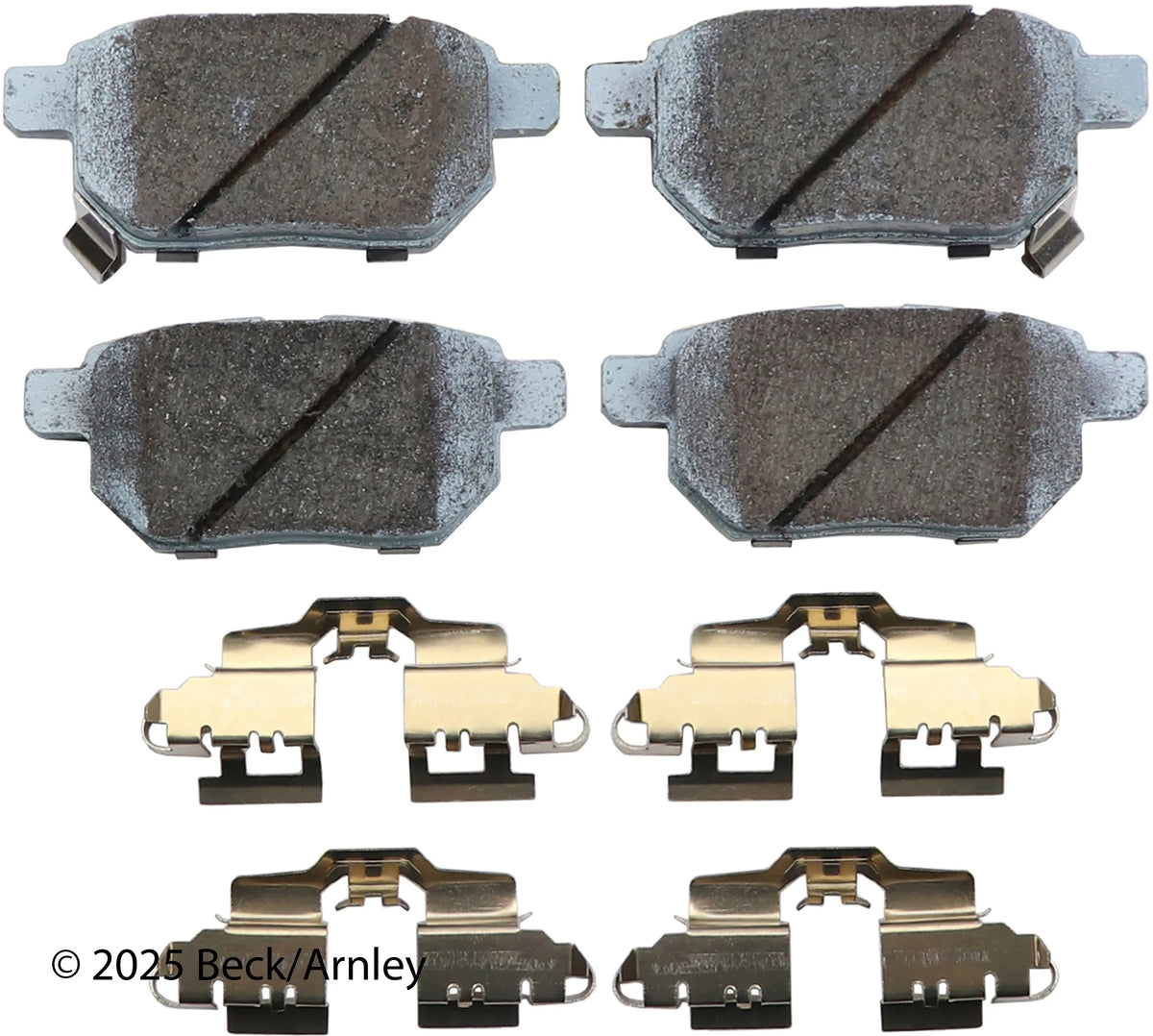 Beck/Arnley 085-6824 2019-2022 Toyota Prius Disc Brake Pad Set
