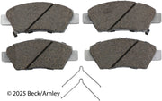Beck/Arnley 085-6828 2011-2015 Honda CR-Z Disc Brake Pad Set