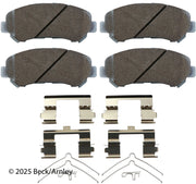 Beck/Arnley 085-6831 2009-2018 Nissan Maxima Disc Brake Pad Set