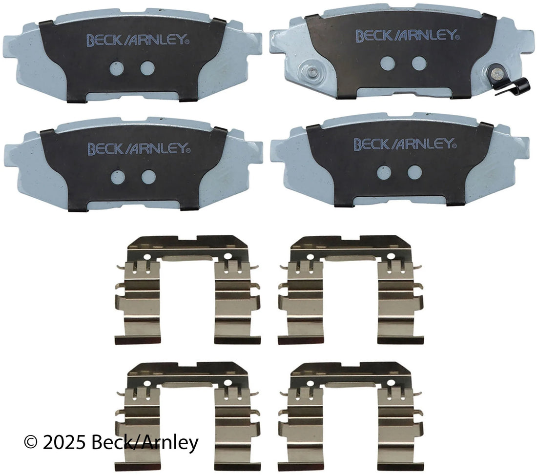 Beck/Arnley 085-6870 2022-2026 Toyota GR86 Disc Brake Pad Set