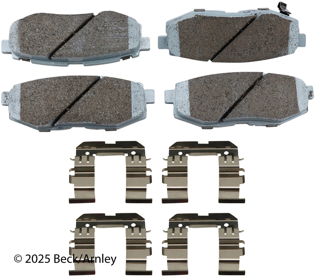 Beck/Arnley 085-6870 2022-2026 Toyota GR86 Disc Brake Pad Set