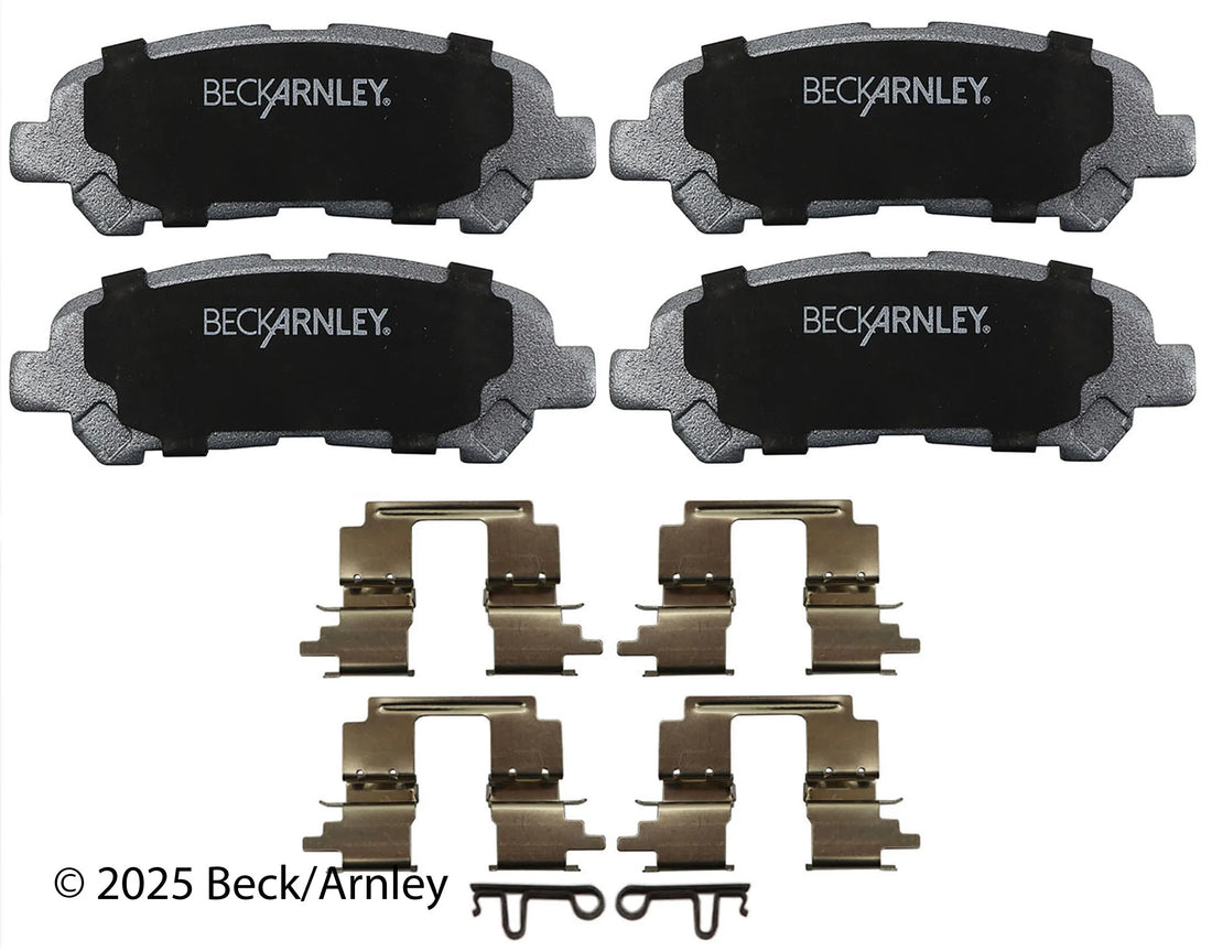 Beck/Arnley 085-6885 2008-2013 Toyota Highlander Disc Brake Pad Set
