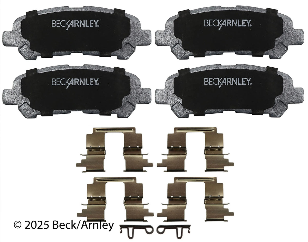 Beck/Arnley 085-6885 2008-2013 Toyota Highlander Disc Brake Pad Set