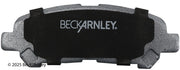 Beck/Arnley 085-6885 2008-2013 Toyota Highlander Disc Brake Pad Set