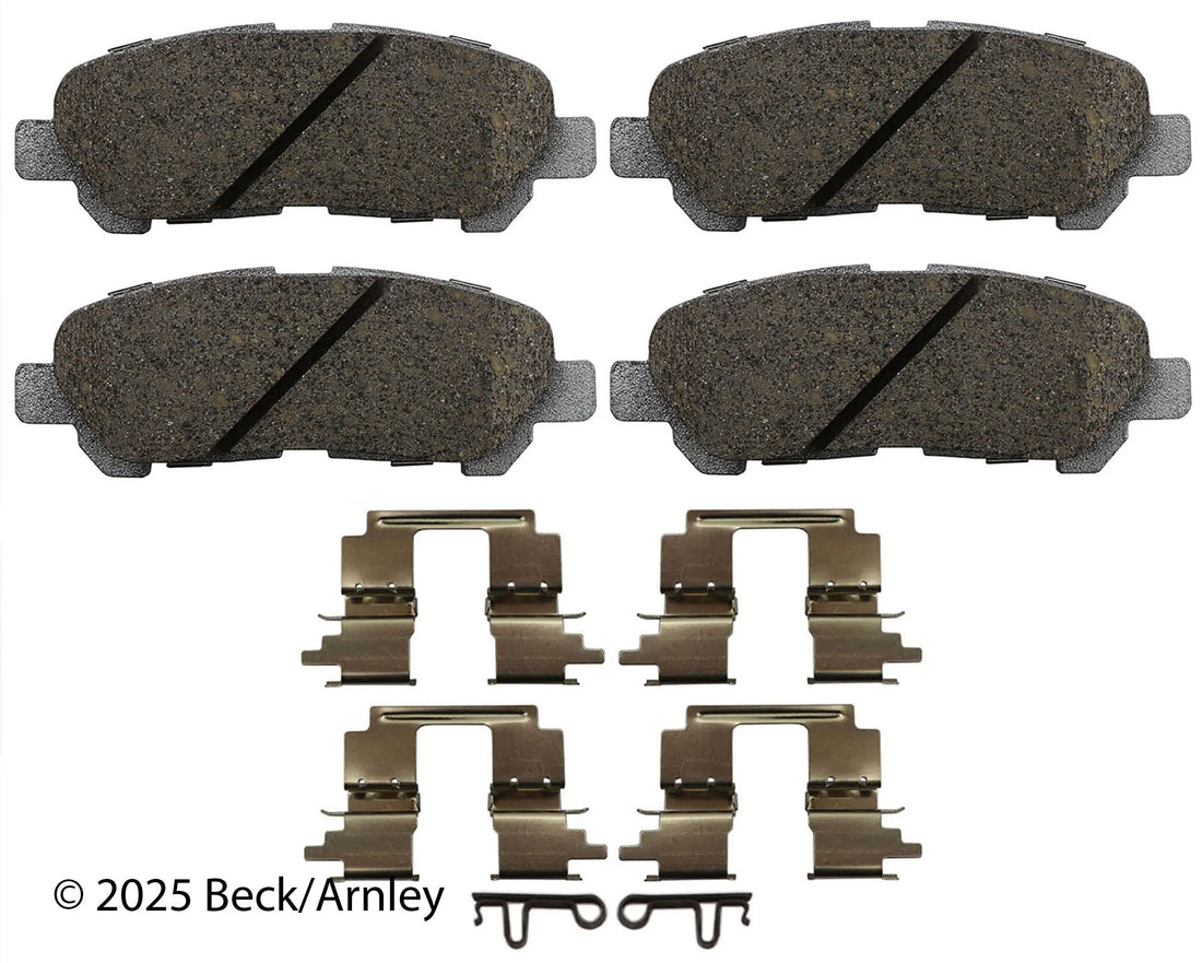 Beck/Arnley 085-6885 2008-2013 Toyota Highlander Disc Brake Pad Set