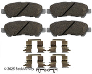 Beck/Arnley 085-6885 2008-2013 Toyota Highlander Disc Brake Pad Set