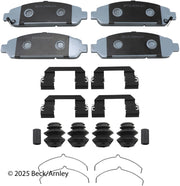 Beck/Arnley 085-6888 2009-2016 Toyota Venza Disc Brake Pad Set