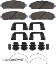 Beck/Arnley 085-6888 2009-2016 Toyota Venza Disc Brake Pad Set