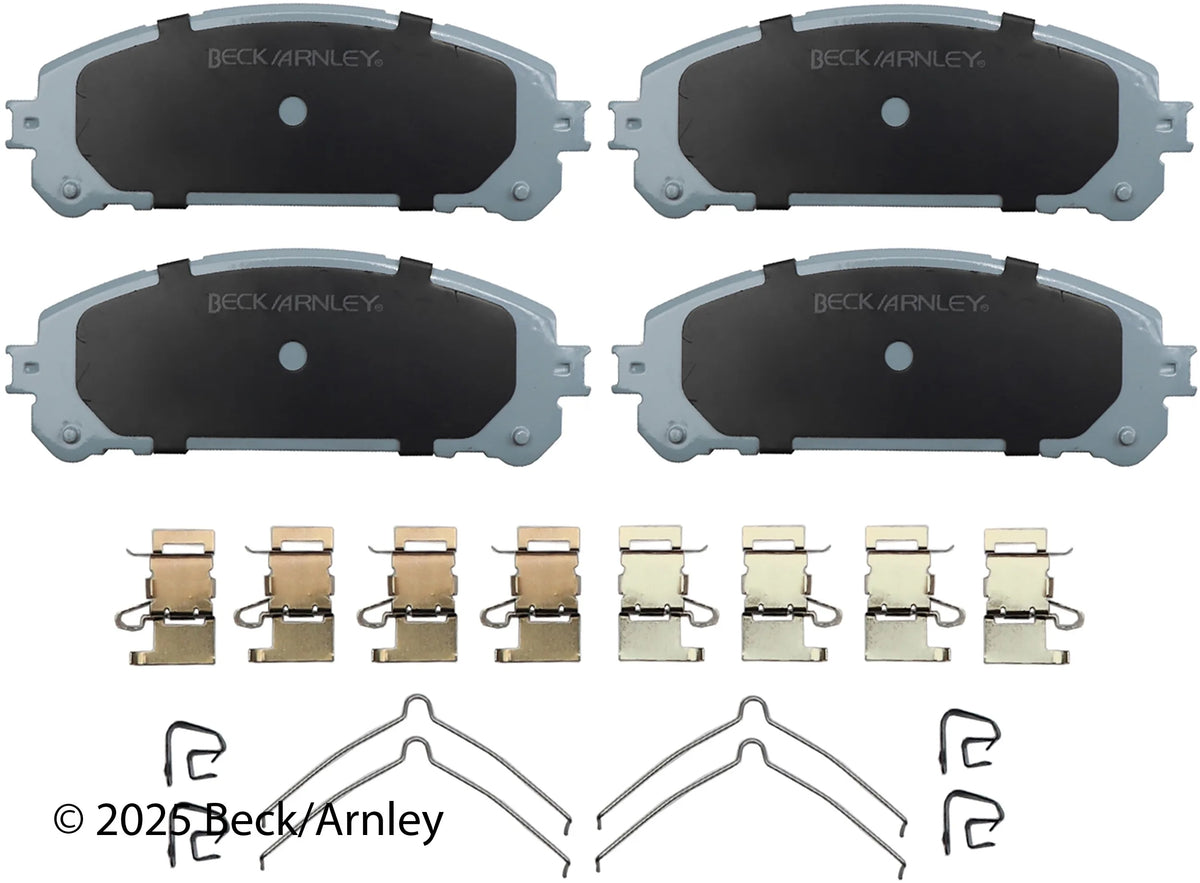 Beck/Arnley 085-6893 2023-2026 Toyota Crown Disc Brake Pad Set