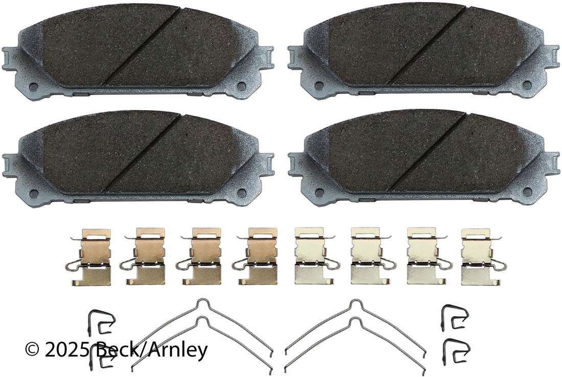 Beck/Arnley 085-6893 2023-2026 Toyota Crown Disc Brake Pad Set