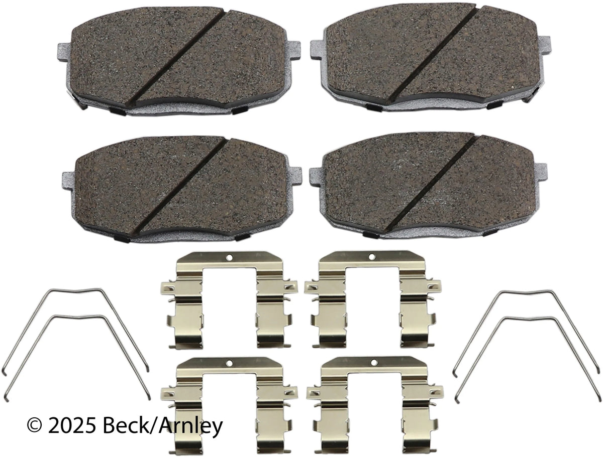 Beck/Arnley 085-6900 2010-2013 Kia Forte Disc Brake Pad Set