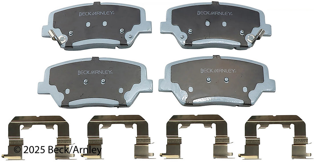 Beck/Arnley 085-6931 2012-2017 Hyundai Azera Disc Brake Pad Set