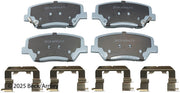 Beck/Arnley 085-6931 2012-2017 Hyundai Azera Disc Brake Pad Set