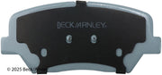 Beck/Arnley 085-6931 2012-2017 Hyundai Azera Disc Brake Pad Set