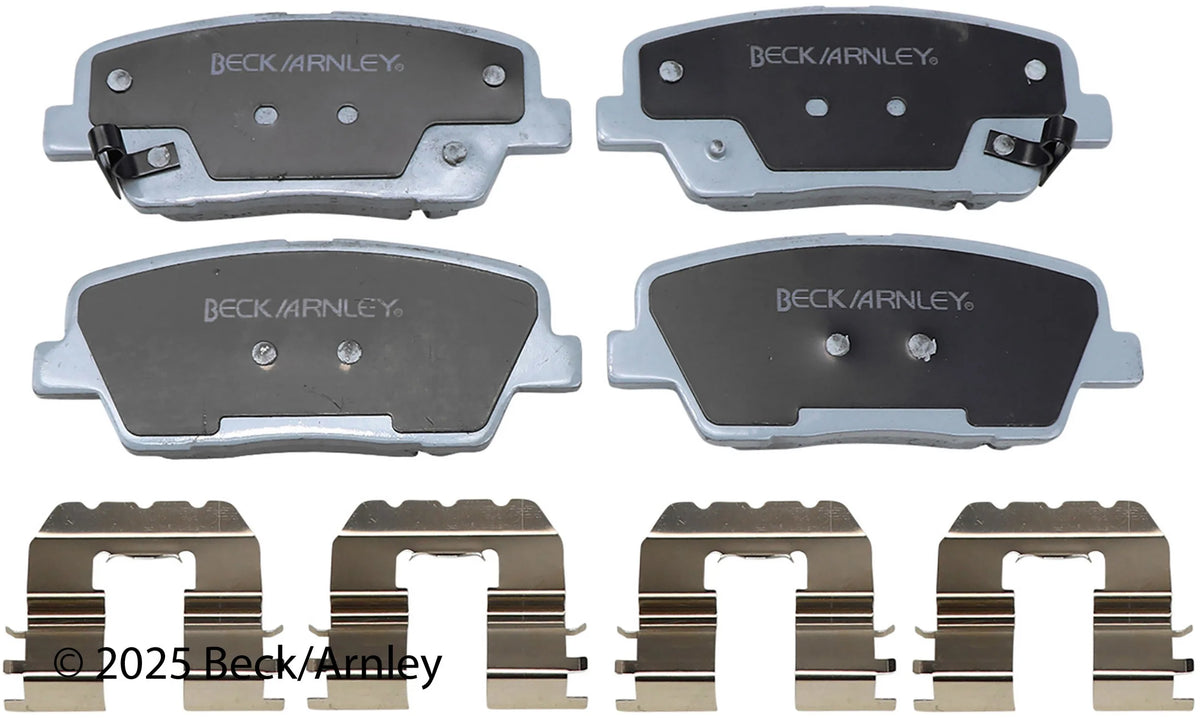 Beck/Arnley 085-6932 2010-2016 Hyundai Santa Fe Disc Brake Pad Set