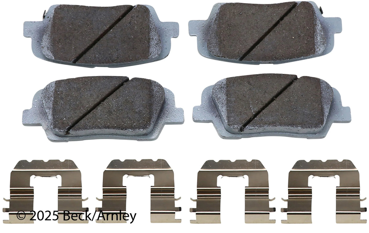 Beck/Arnley 085-6932 2010-2016 Hyundai Santa Fe Disc Brake Pad Set