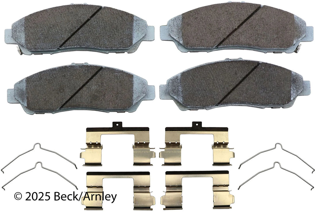 Beck/Arnley 085-6934 2009-2015 Honda Pilot Disc Brake Pad Set