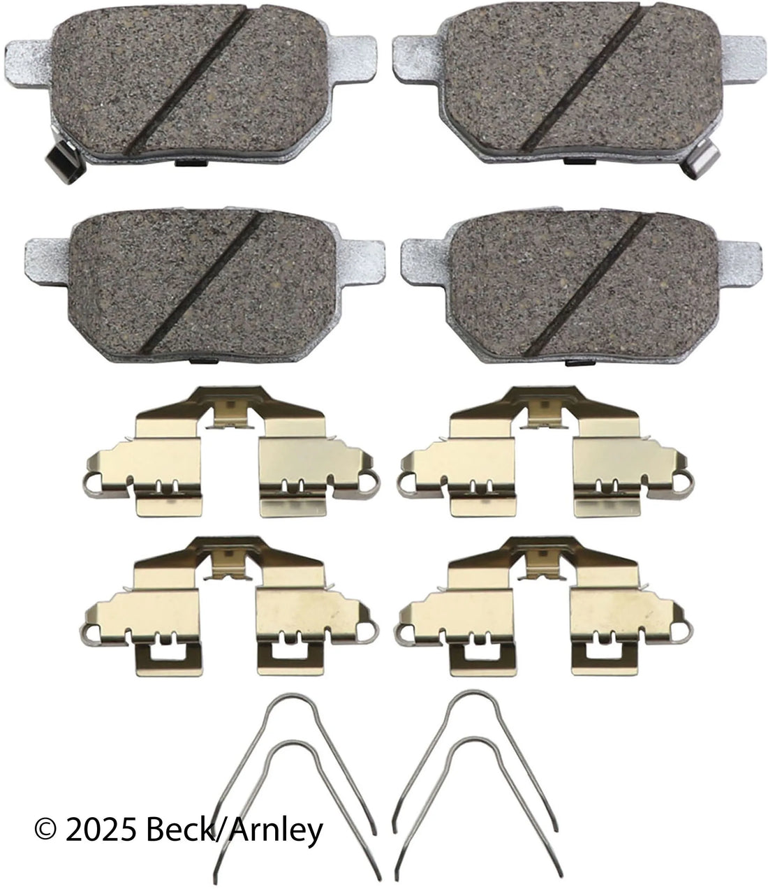 Beck/Arnley 085-6936 2017-2018 Toyota Corolla iM Disc Brake Pad Set