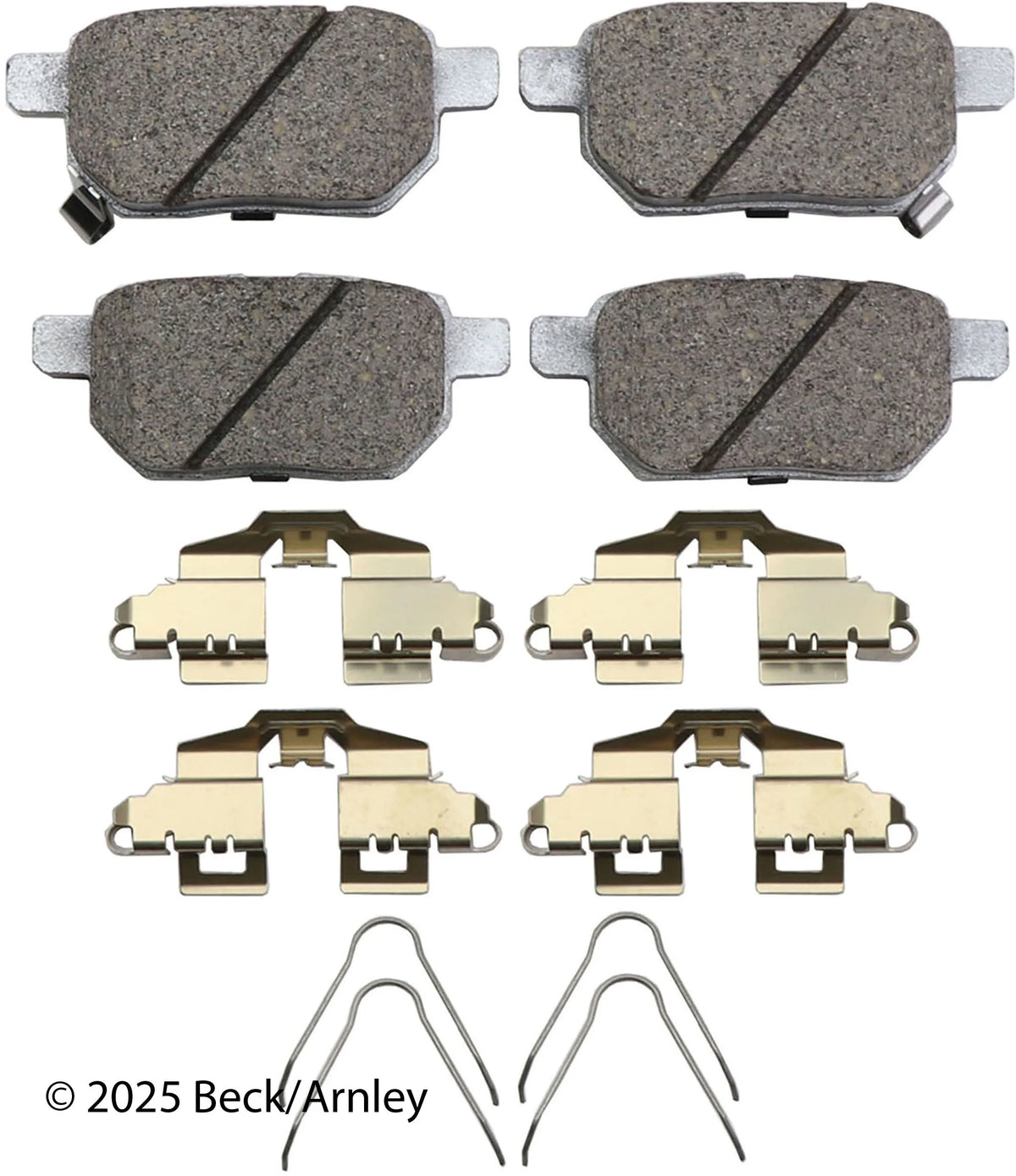 Beck/Arnley 085-6936 2017-2018 Toyota Corolla iM Disc Brake Pad Set