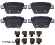 Beck/Arnley 085-6940 2011-2016 Volkswagen Eos Disc Brake Pad Set