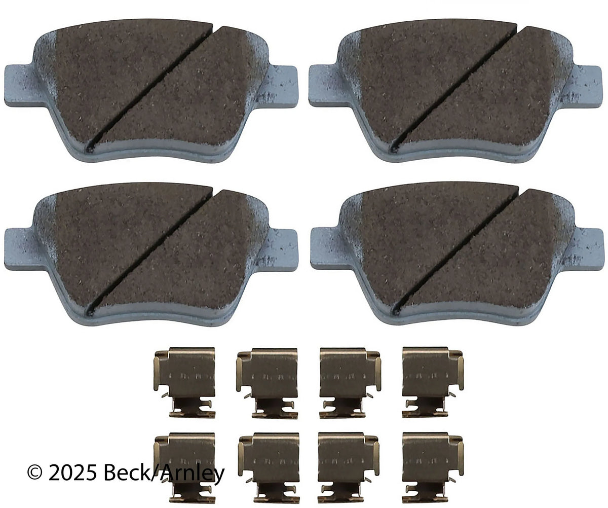 Beck/Arnley 085-6940 2011-2016 Volkswagen Eos Disc Brake Pad Set