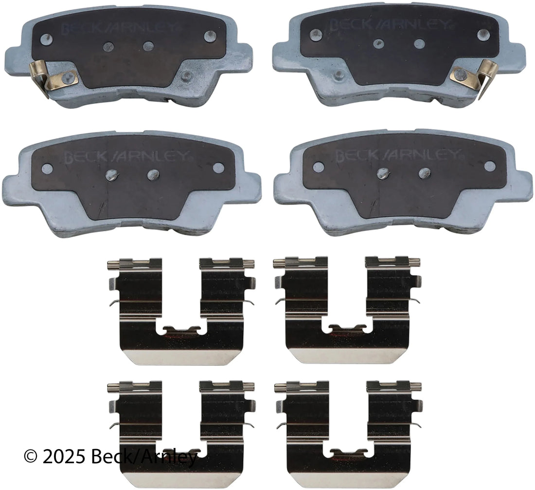 Beck/Arnley 085-6941 2012-2017 Hyundai Azera Disc Brake Pad Set