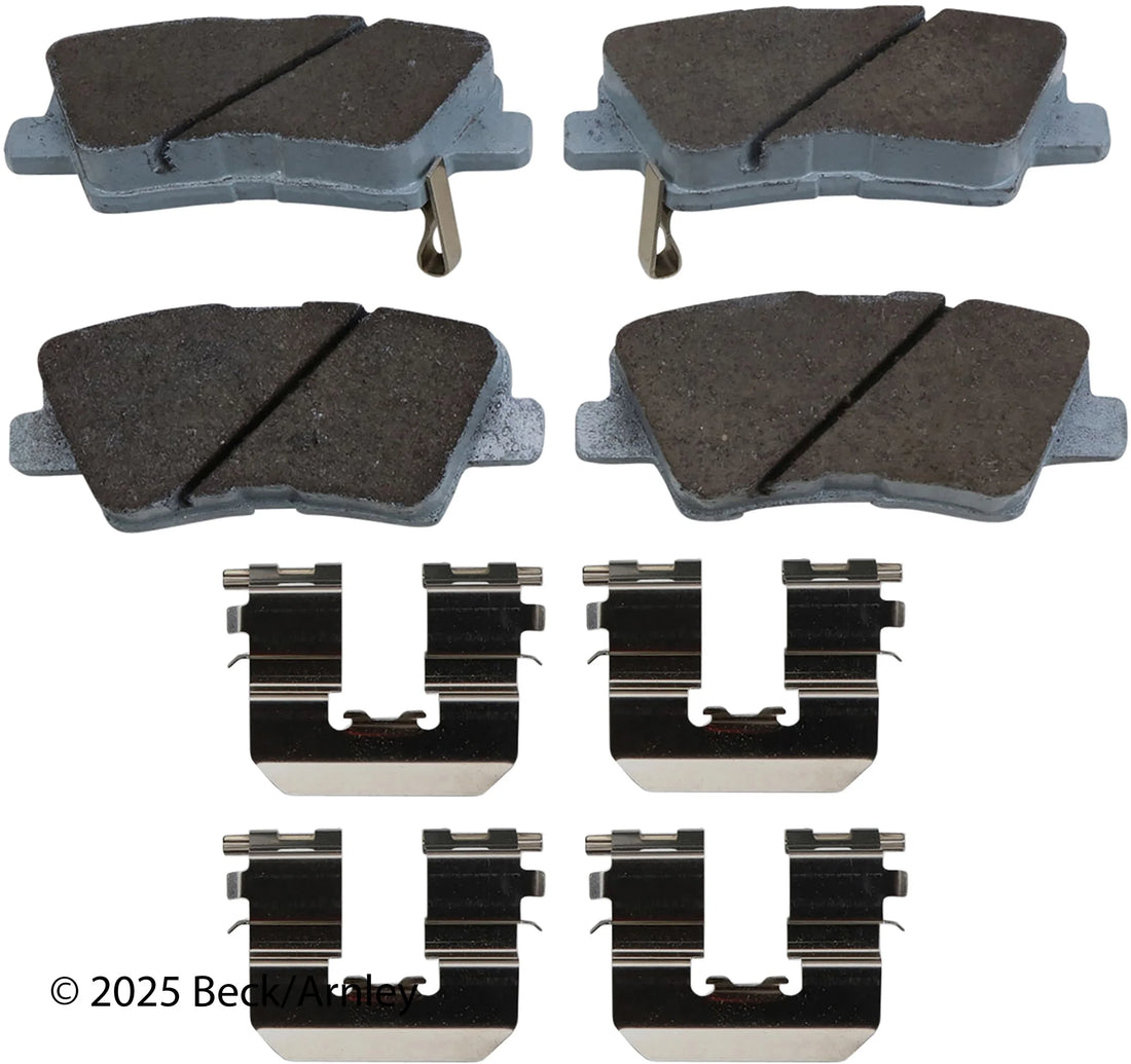 Beck/Arnley 085-6941 2012-2017 Hyundai Azera Disc Brake Pad Set