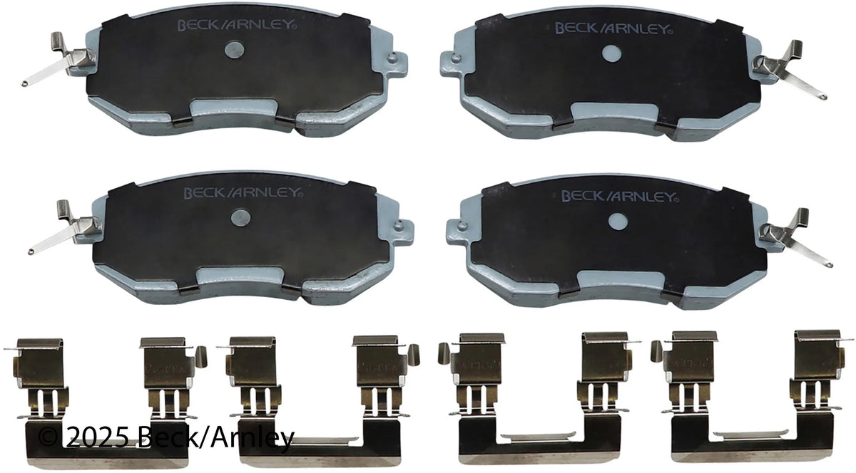 Beck/Arnley 085-6947 2022-2026 Toyota GR86 Disc Brake Pad Set