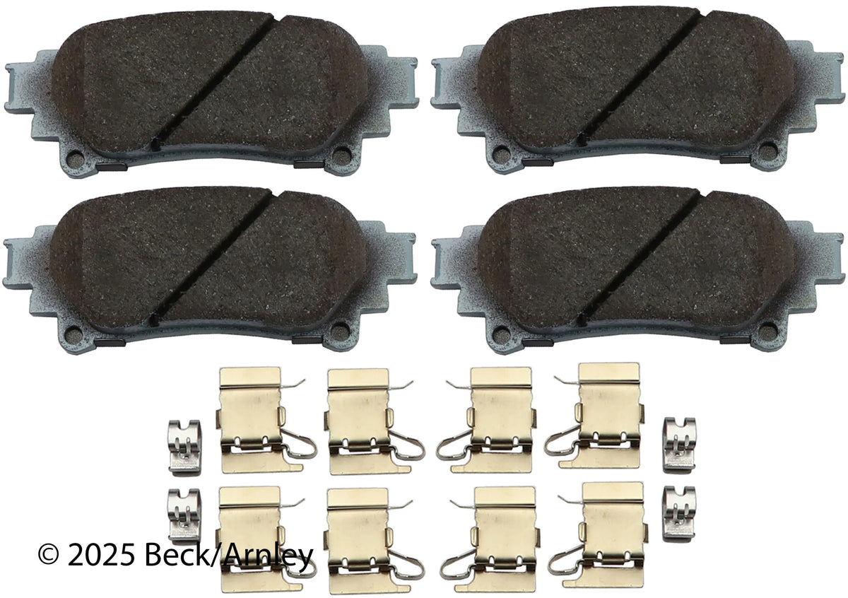 Beck/Arnley 085-6949 2015-2020 Lexus RC350 Disc Brake Pad Set