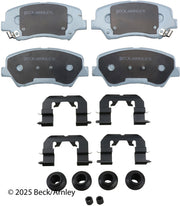 Beck/Arnley 085-6950B 2013-2016 Hyundai Elantra GT Disc Brake Pad Set