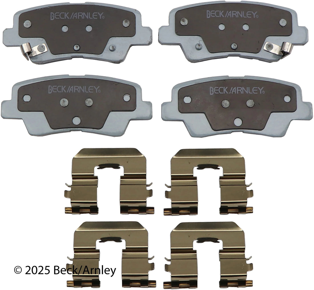 Beck/Arnley 085-6956 2012-2017 Kia Rio Disc Brake Pad Set