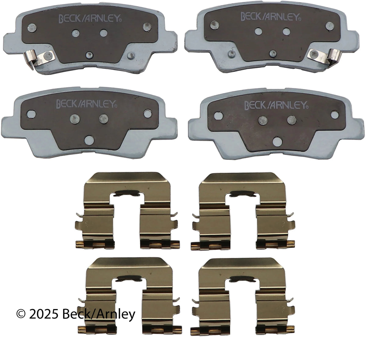 Beck/Arnley 085-6956 2012-2017 Kia Rio Disc Brake Pad Set