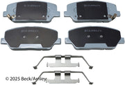 Beck/Arnley 085-6958 2010-2016 Hyundai Genesis Coupe Disc Brake Pad Set