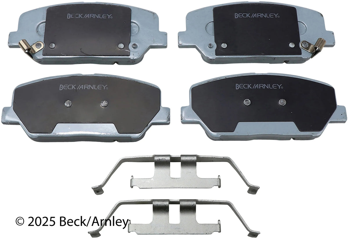 Beck/Arnley 085-6958 2010-2016 Hyundai Genesis Coupe Disc Brake Pad Set