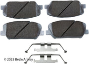 Beck/Arnley 085-6958 2010-2016 Hyundai Genesis Coupe Disc Brake Pad Set