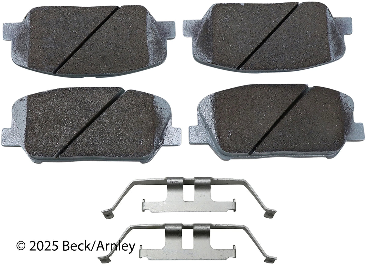 Beck/Arnley 085-6958 2010-2016 Hyundai Genesis Coupe Disc Brake Pad Set