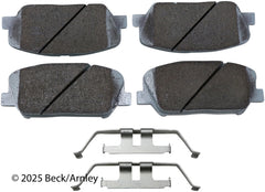 Beck/Arnley 085-6958 PREMIUM APPLICATION SPECIFIC MATERIAL PADS WITH HARDWARE