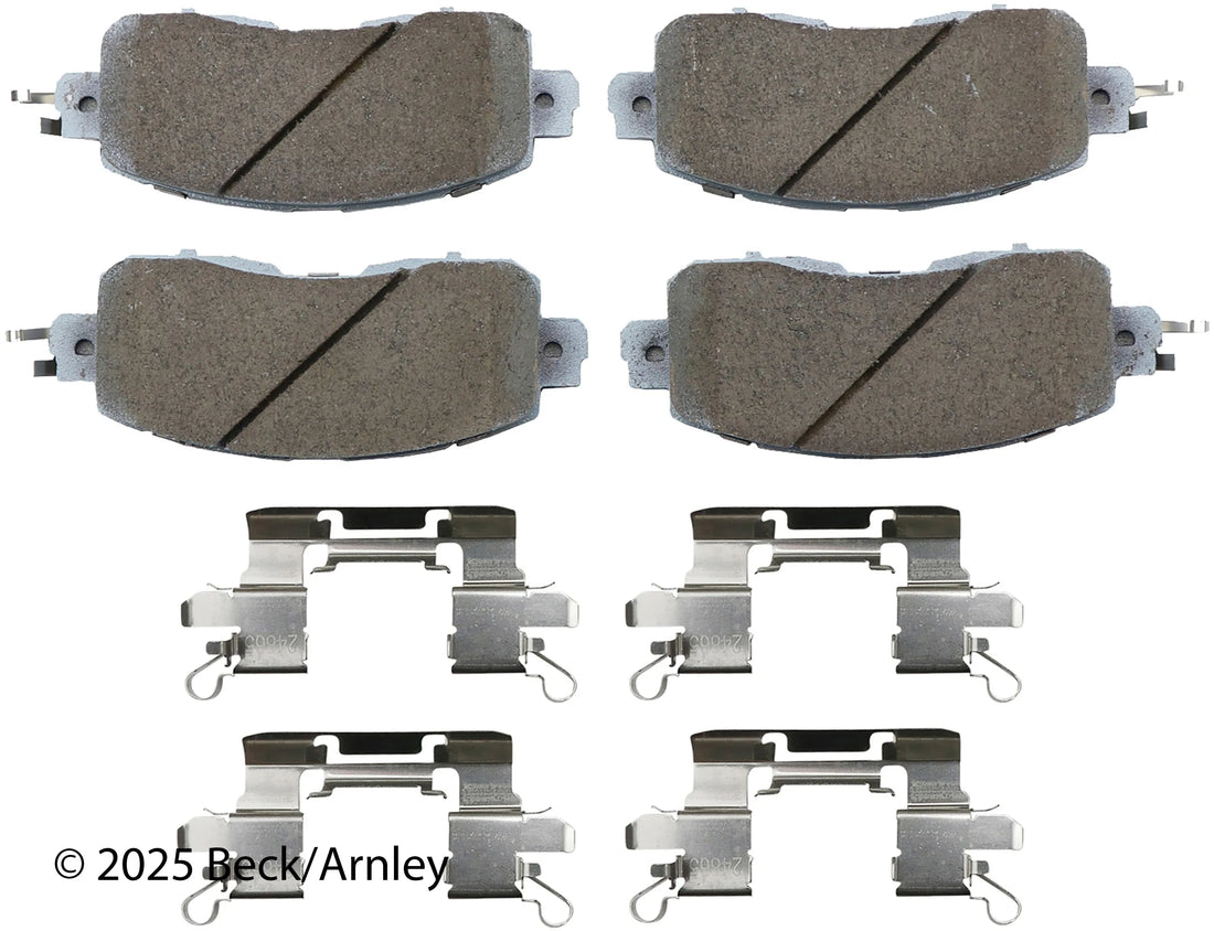 Beck/Arnley 085-6961 2013-2026 Nissan Altima Disc Brake Pad Set