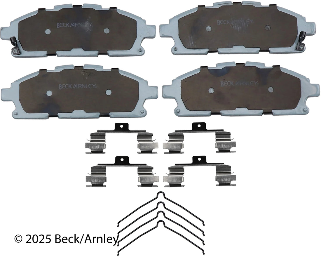 Beck/Arnley 085-6967 2011-2017 Nissan Quest Disc Brake Pad Set