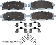 Beck/Arnley 085-6967 2011-2017 Nissan Quest Disc Brake Pad Set