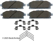 Beck/Arnley 085-6967 2011-2017 Nissan Quest Disc Brake Pad Set