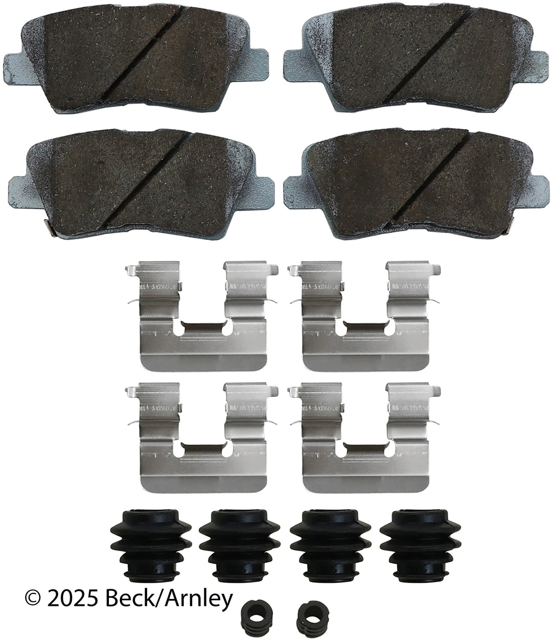 Beck/Arnley 085-6973 2014-2016 Kia Cadenza Disc Brake Pad Set