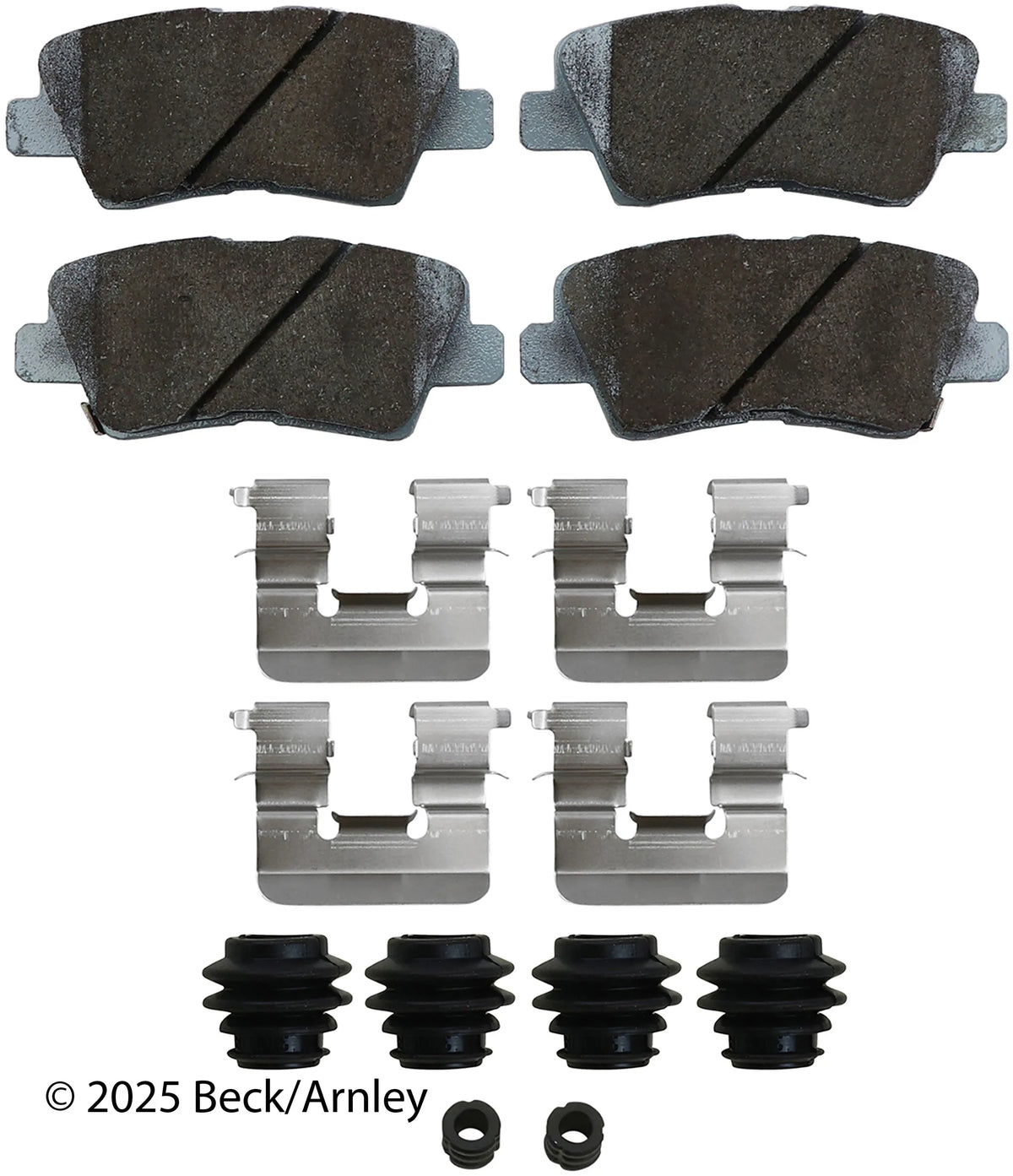 Beck/Arnley 085-6973 2014-2016 Kia Cadenza Disc Brake Pad Set