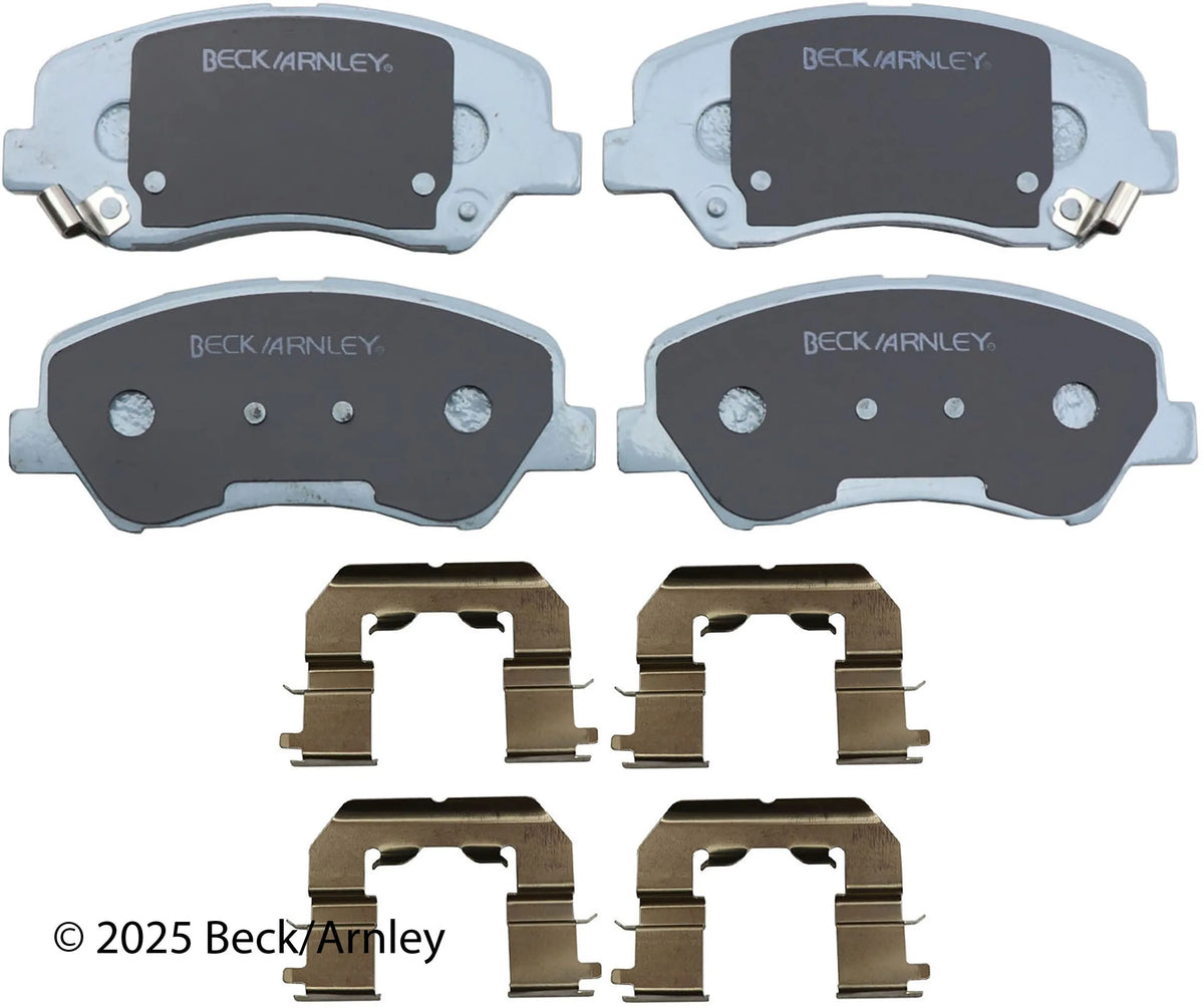 Beck/Arnley 085-6975 2012-2017 Kia Rio Disc Brake Pad Set