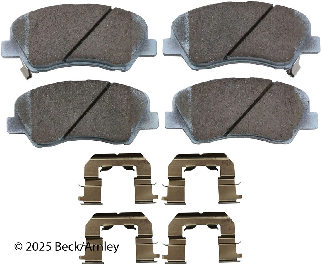 Beck/Arnley 085-6975 2012-2017 Kia Rio Disc Brake Pad Set