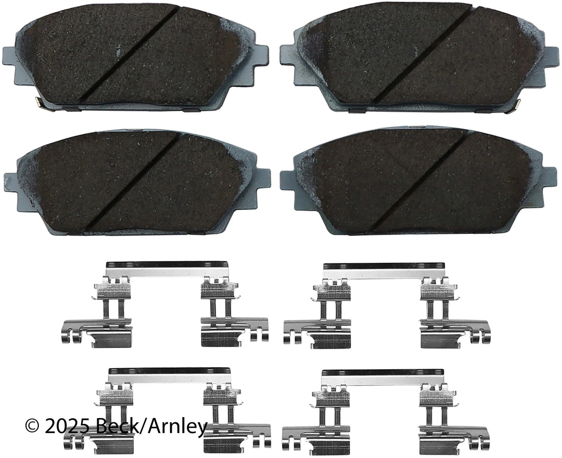 Beck/Arnley 085-6983 2016-2021 Mazda CX-3 Disc Brake Pad Set